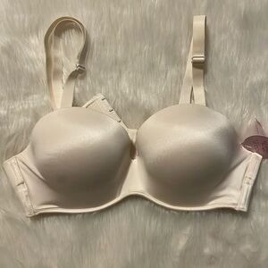 Cacique Multi-Way Strapless Bra 36C Cream
